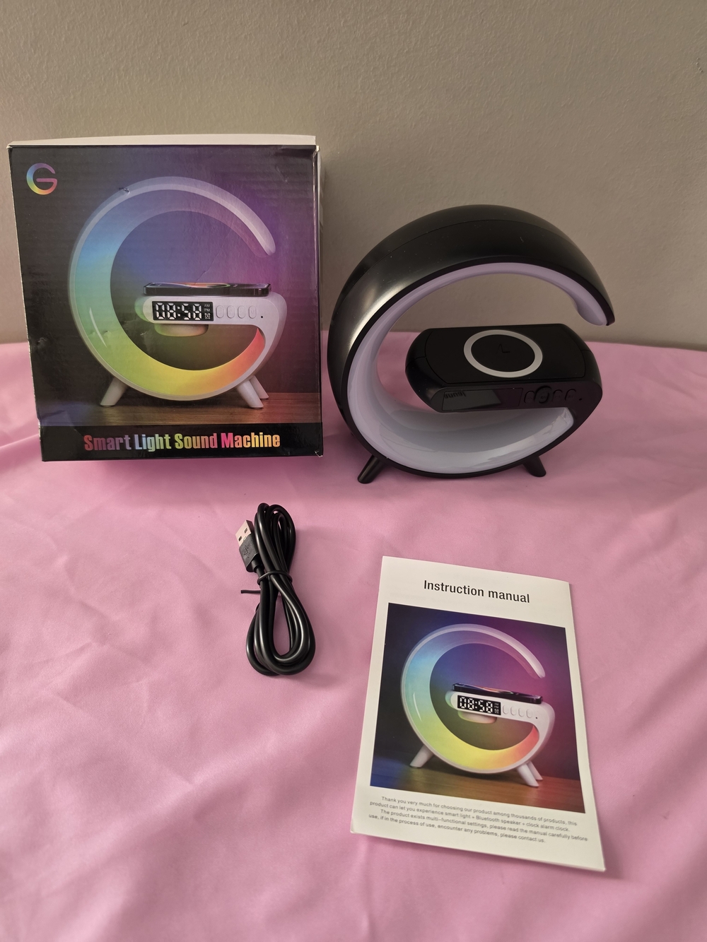 Smart Light Sound Machine - Black